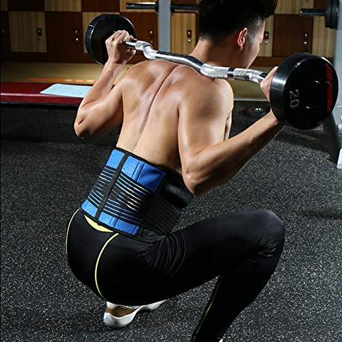 NEW Large size Adjustable Lumbar Support Lower Waist Back Belt Brace Pain Relief (M)