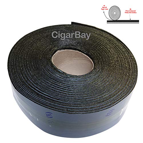 EWT 65FT x 3IN Asphalt Tarmac Joint Crack Sealer Fabric Self-Adhesive Patch Bitumen