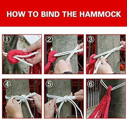 Outdoor Single/Double Hammock Garden Camping Canvas Hammock Hanging Bed Swing 2 ropes 2 straps and 2 S-shaped hooks(Blue, Single)