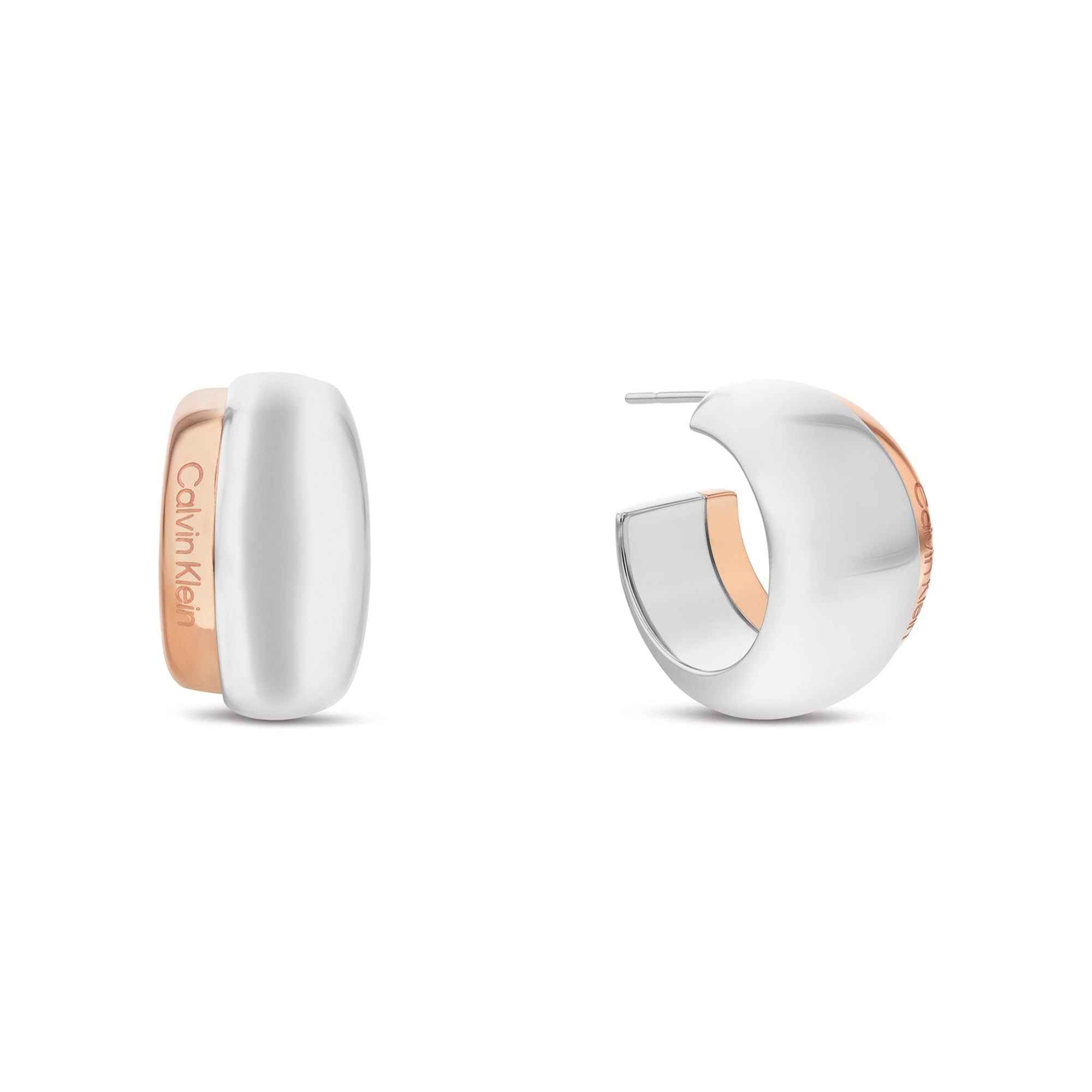 Calvin Klein Women's REFINE Collection Earrings in Two-Tone Stainless Steel - 35000614