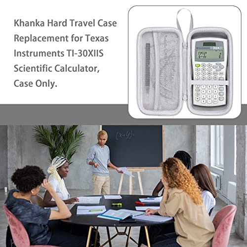 Khanka Estojo rígido de substituição para calculadora científica Texas Instruments TI-30XIIS, soment