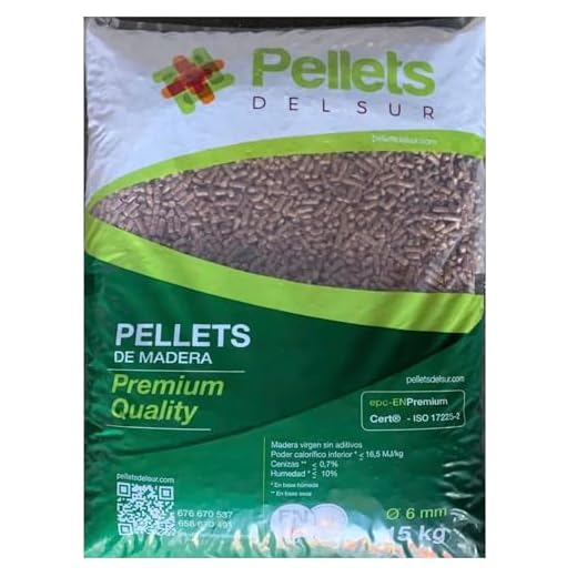 Saco pellets 15 kg. Pellets para Estufas. Pellets de Madera 100% válido para Estufa de leña, Estufa de pellets y/o Todo Tipo de Dispositivos operados con Pellets. Quemador de Pellets.