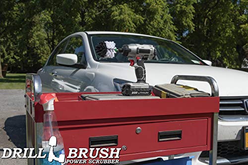 Truck Cleaning Accessories - Car Cleaning Supplies - Glass Cleaning Brush - Car Mats Dirt Lifter - Carpet Cleaning Tool - Upholstery Scrubbing Set - Windshield Shiner - Wheel Brush - Tire Cleaning Kit - Thumbnail 6