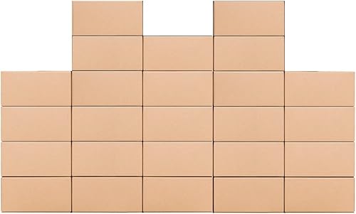 Miniatura 1 de Cajas de envío de 11 x 6 x 6 pulgadas, paquete de 25 unidades, color marrón, de 11 x 6 x 6 pulgadas, para pequeñas empresas, cajas de cartón