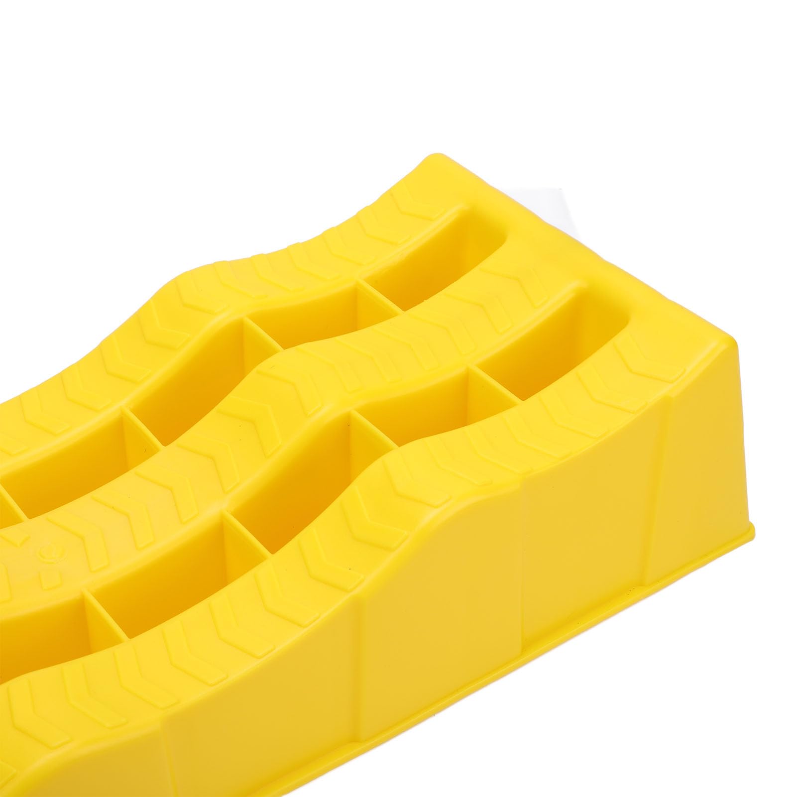 Generic Szok Rowerowy, Poziom Motoryzacyjny -Ramps -Abriebreft HDPE 7716 Funtów Pojemność Przyczep Kempingowych dla Ciężarówek (YELLOW)