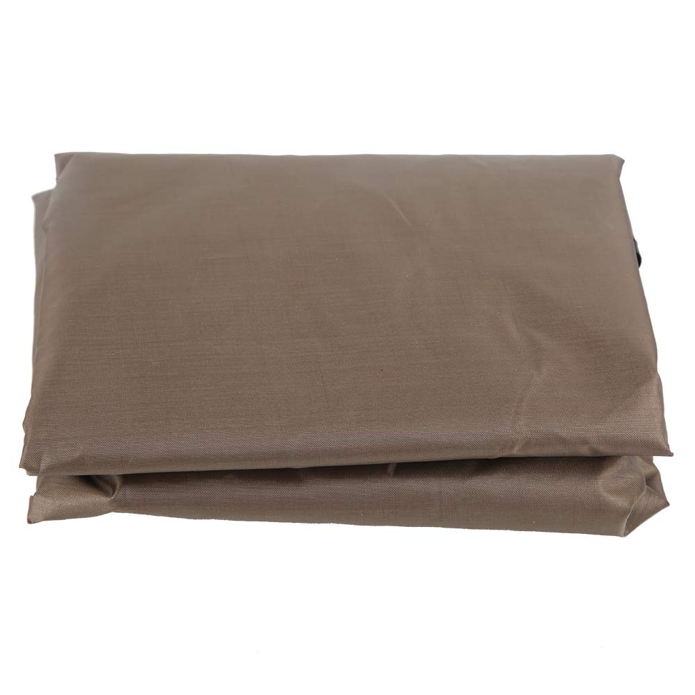 AUNMAS Cojín para Columpio, Jardín Patio Exterior Impermeable Poliéster Tafetán Tres Plazas Funda para Asiento de Columpio Silla Columpio de Repuesto Hamaca Funda 150 X 50 X 10 Cm (Café)