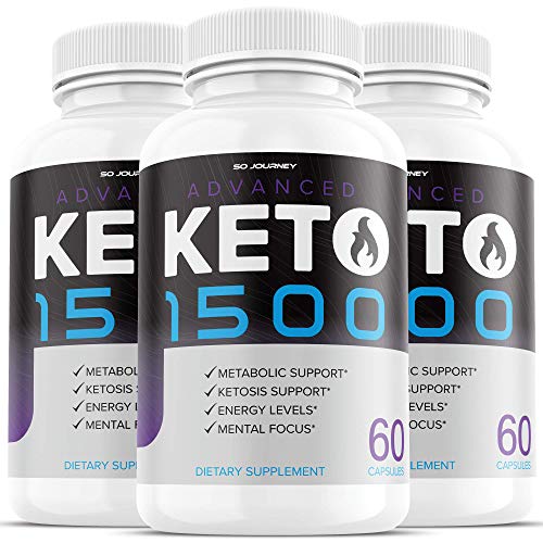 (3 Pack) Advanced Keto 1500 Pills Ketogenic Supplement Exogenous Ketones Premium Ketosis Support for Men Women Keto Advanced 1500 (180 Capsules) (3 Pack) Advanced Keto 1500 Pills Ketogenic Supplement Exogenous Ketones Premium Ketosis Support for Men Women Keto Advanced 1500 (180 Capsules)