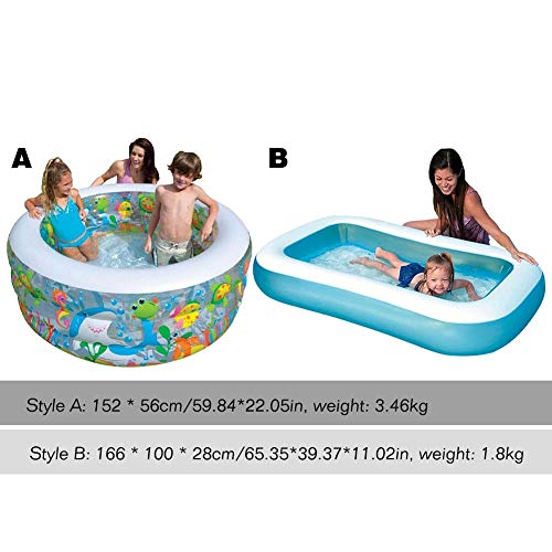 Piscina N/C, piscina inflável de natação central para crianças adultas, conjunto de banho familiar f