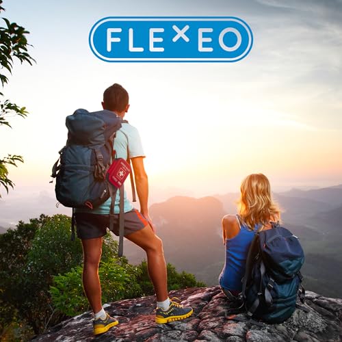 Erste Hilfe Set Outdoor nach DIN 13167 - Reiseset für Unterwegs, zum Wandern, Camping, Motorrad, Fahrrad - First Aid Kit für den Notfall - Praktisches Erste-Hilfe-Set für Outdooraktivitäten