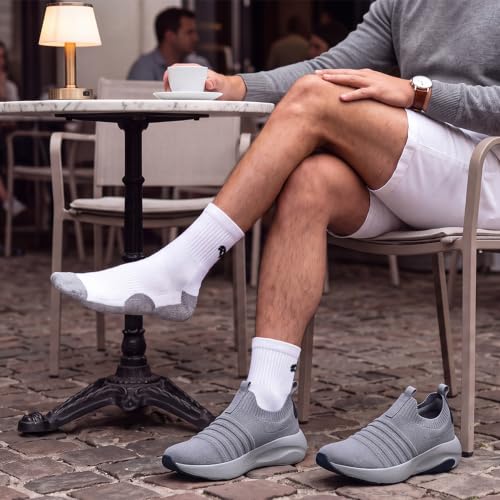Image of Neeman's Quarter Length Socks for Men & Women | Moisture-Wicking Cotton Blend | Cushioned Heel & Toe | Socks for daily use | Pack Of-3