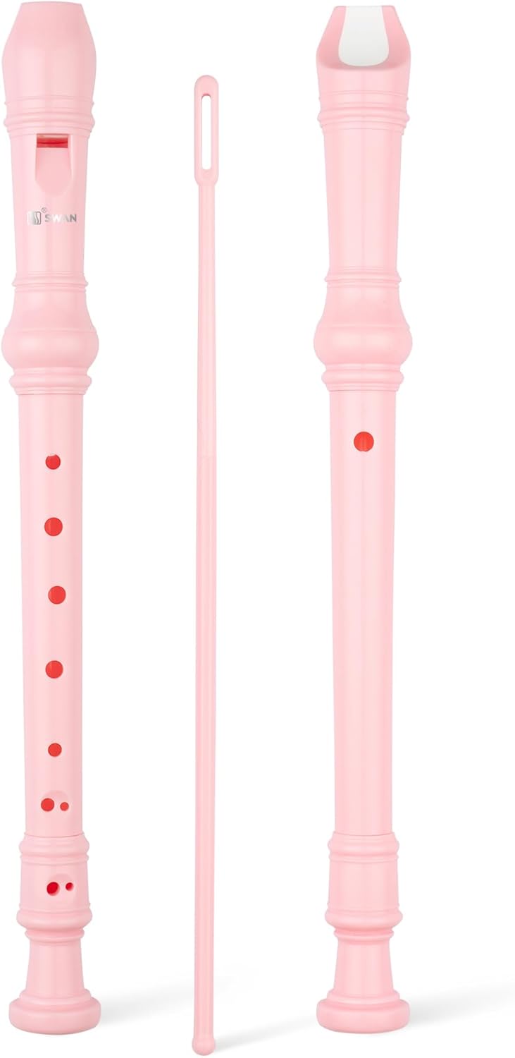 SWAN Soprano Recorder Instrument for Beginners Kids Student