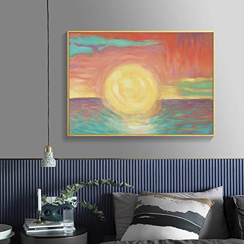 Affiches imprime abstrait coucher de soleil pour decor - 5