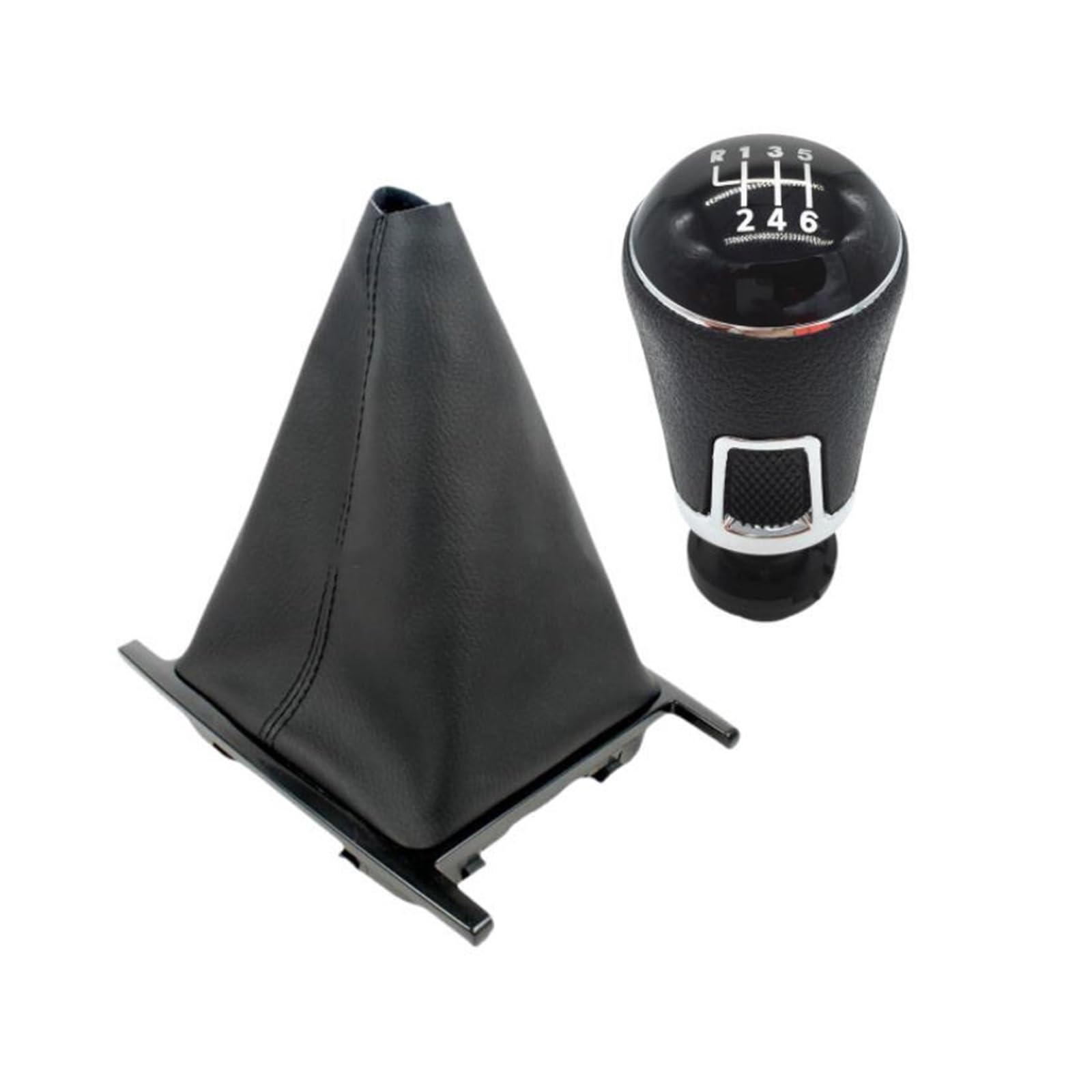 KUNYOS for VW Amarok 2010-2020 2022 Gear Shifter Knob Style Black/Red