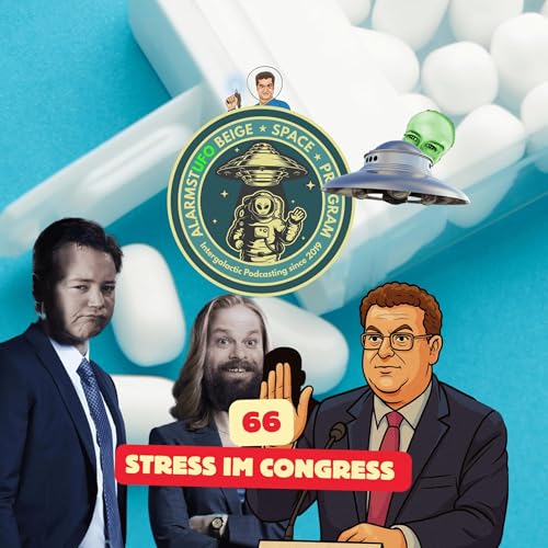 AlarmstUFO 66 - Stress im Congress Podcast Por arte de portada