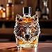 Imagen de HoldOneLight Botella Decantadora de Whisky 3D Forma de Lobo 320ml