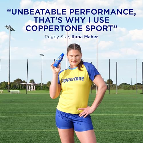 Image of Coppertone SPORT Sunscreen Spray SPF 15, 5.5 FL OZ | Spray Sunscreen Broad Spectrum SPF 15, Sweat, Heat and Water Resistant, PABA, Oxybenzone, Octinoxate, Paraben and Dye Free
