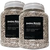 2 Pack 35 ounce (Total 70oz.) -Premium Laboratory Grade Zeolite Ammonia Reducer with Free Media Bag Inside Each Jar (2 Pack - 35oz. [70oz.])