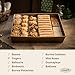 Shatila Food Products Half Elegant Gold Box Baklawa, Assorted Baklava Pastry Gift, Mediterranean Sweets Arabic Desserts, 28-Pieces