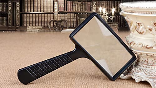 Meichoon Handheld Rectangular Reading Magnifier 5X Plastic Handle 100x50mm(3.94x1.97inch) Magnifying Glass Browsing Books Documents Newspapers Brochures Small Fonts Jewelry Identification UC34 - Image 4