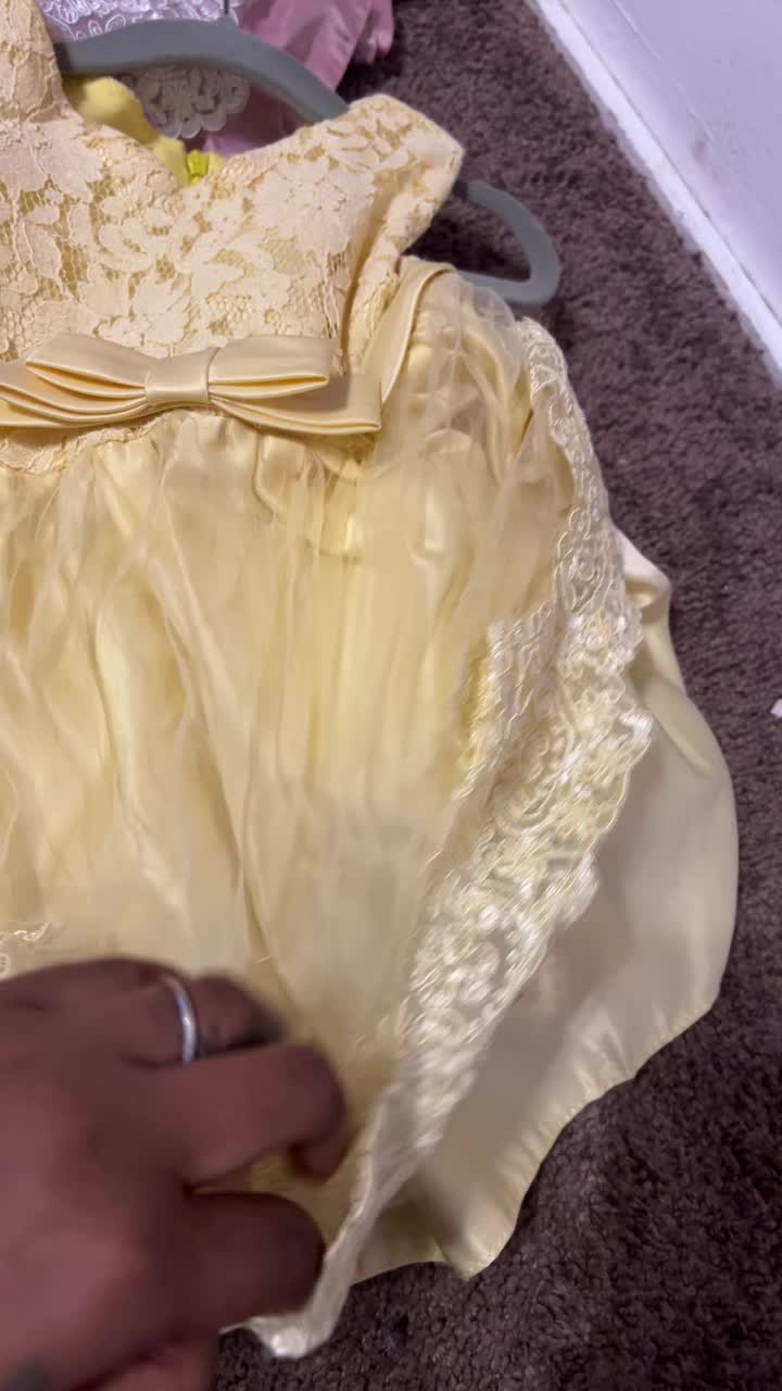 Watch You only get one use out of the dress the moment you wash n dry it on  low heat it falls apart on Amazon Live