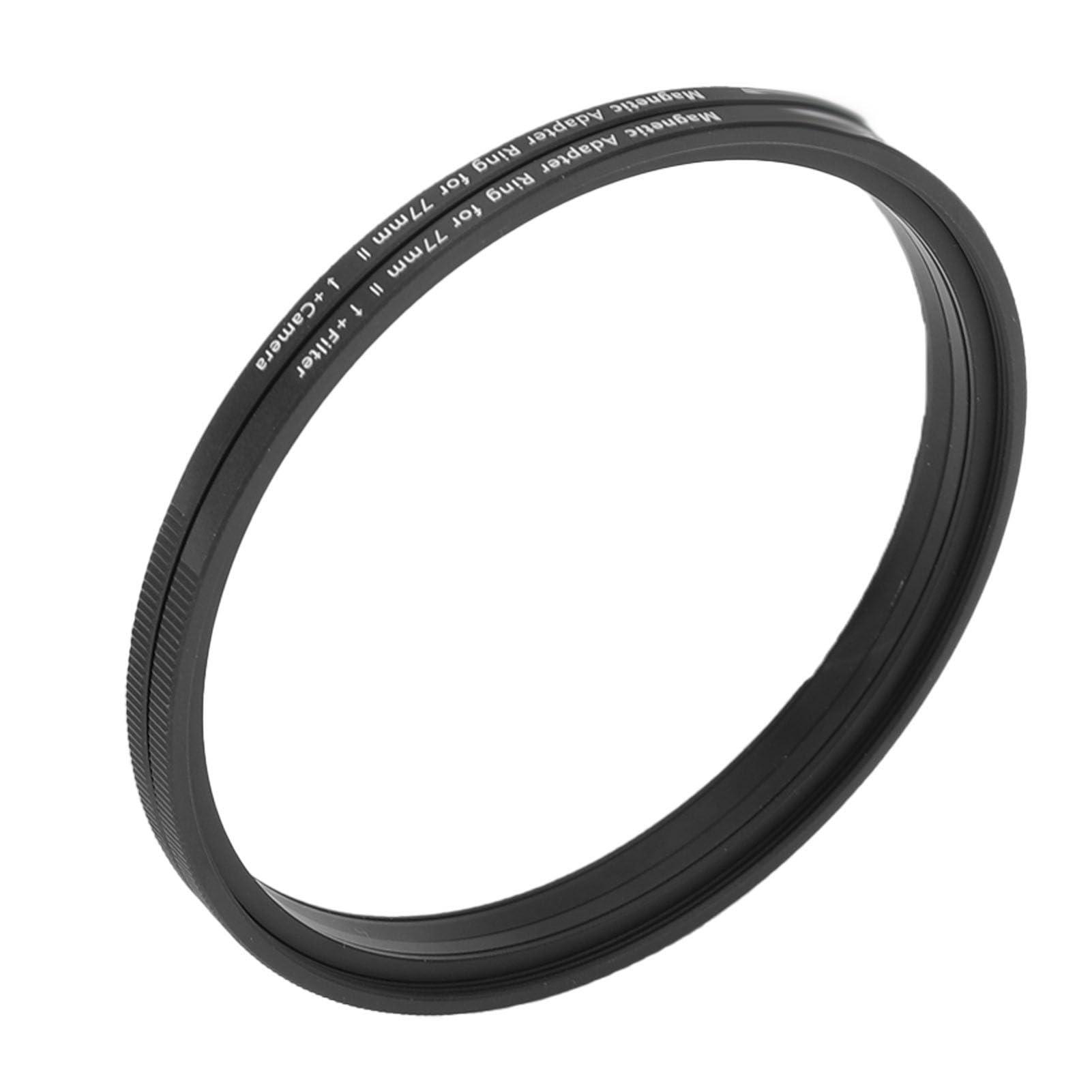 LICAEVEY 77-mm-Magnetadapterring-Kit, Objektiv- und Filteradapterring aus Aluminiumlegierung, Schraubgewinde, Filter auf Magnet, Upgrade für Fotografen, Schneller Wechsel, Präzise Passform