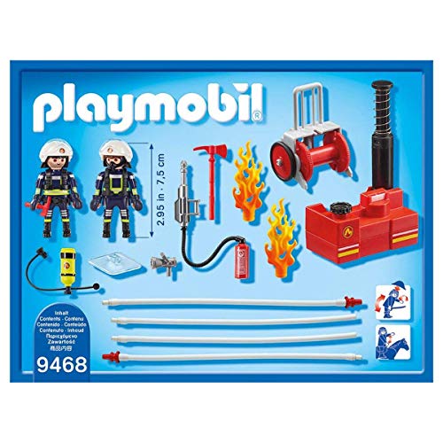 PLAYMOBIL City Action 9468 Feuerwehrmänner mit Löschpumpe, Ab 5 Jahren – Ansicht 3