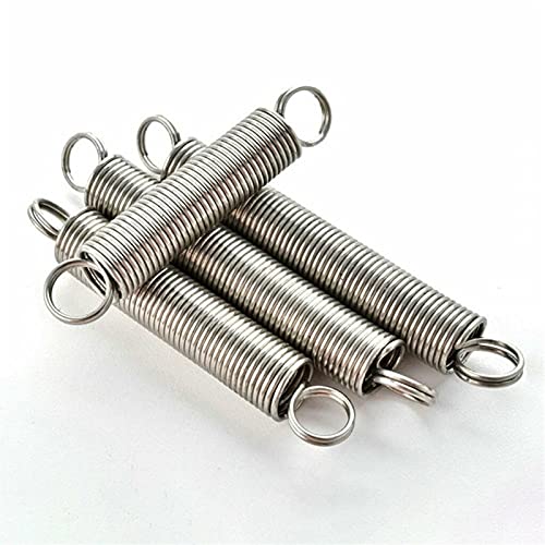 Extension Heavy 5 Pieces, 0.3mm Wire Diameter, 3mm Outer Diameter, 65-120mm Length 304 Stainless Steel Small Expansion Tension Spring Wire Hook ( Size : 0.3x3x120mm )