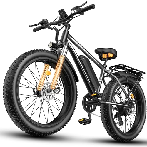 Electric Bike for Adults 1500W Peak Motor, Fast 26" Fat