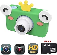 Xianxian88 Camera for Kids Toy Camera HD 8MP Video Digital Camera Camcorder for Girls and Boys Includes 32gb microSD Card Green Xianxian88 Camera for Kids Toy Camera HD 8MP Video Digital Camera Camcorder for Girls and Boys Includes 32gb microSD Card Green