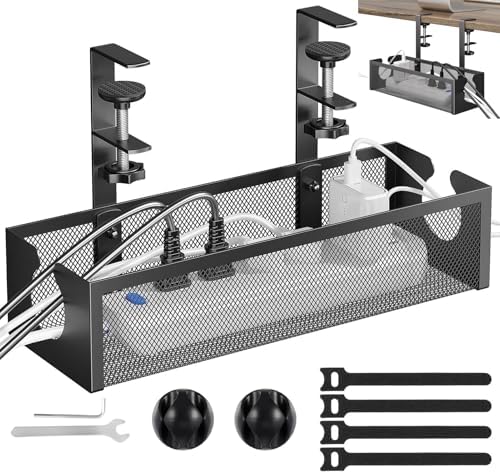 Organizador de Cables Escritorio,Soporte ajustable,Incluye 2 Clip...