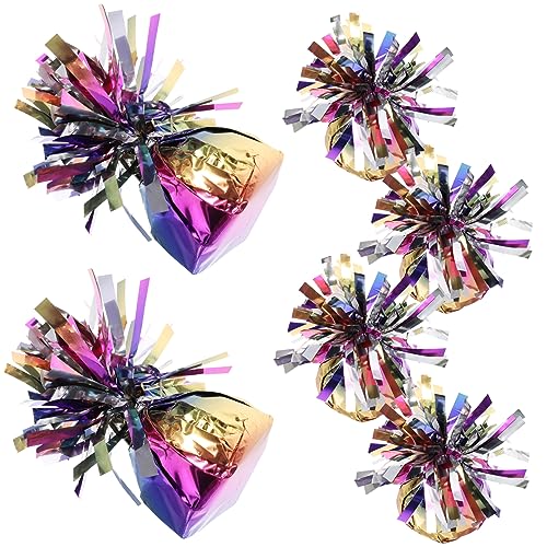 MAJORMENCH 6piezas Pesos Para Globos Accesorios De Fiesta De Boda y Cumpleaños Decoración De Eventos Control De Altura De Globos