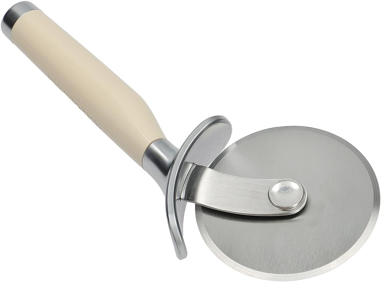 Stainless Steel Pizza Cutter - Almond Cream