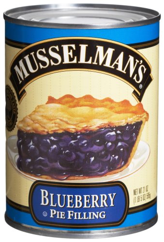 Musselmans Blueberry Pie Filling, 21-Ounce Units (Pack of 6)
