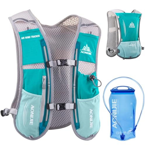 Image of Azarxis Running Water Bottles Flask BPA Free Leakproof Hydration Vest Packs Waist Belt Replacement for Triathlon Marathon Hiking Cycling Climbing Runner