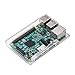 Enokay Case for Raspberry Pi 2 Model B B+ Raspberry Pi 3 Model B B+ Case(Transparent)