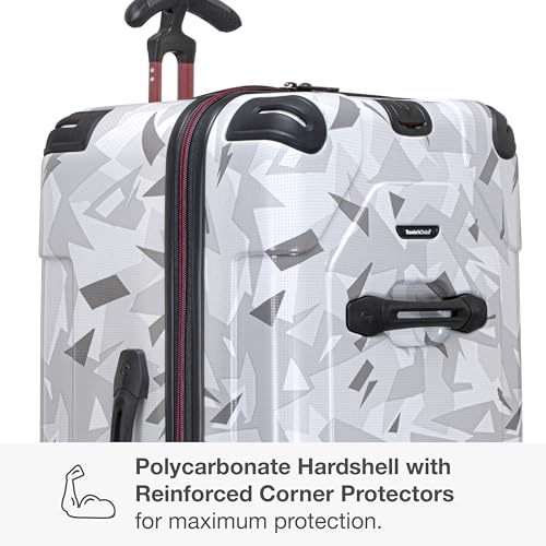Image of Traveler's Choice Maxporter II Polycarbonate Hardside Trunk with Spinner Wheels, White Camo, 31-Inch Large Trunk