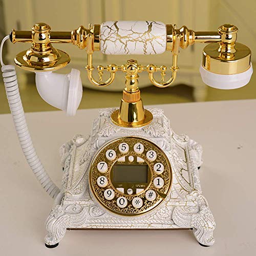 Téléphone fixe rétro à rappel automatique, cadeau idéal de bureau