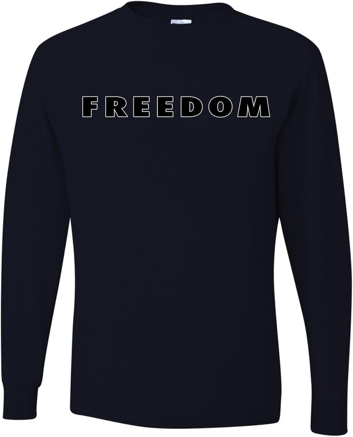 wild custom apparel Freedom Charlie Kirk Mens Long Sleeves