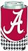 NCAA Alabama Crimson Tide  "Hounds-tooth" Can Cooler (White Script "A")