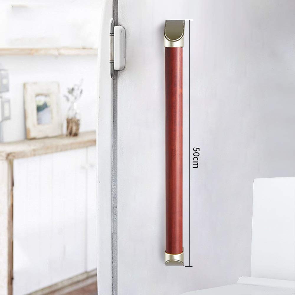 Barras de Apoyo para baño, Barra de Seguridad, pasamanos de Madera para Equilibrio, Asistencia para Ducha, barandilla de Apoyo para bañera montada en la Pared, Tornillo para bañera