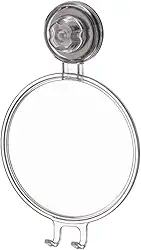 Future Espelho Antiembacante Natural com Ventosa, Cinza Transparente