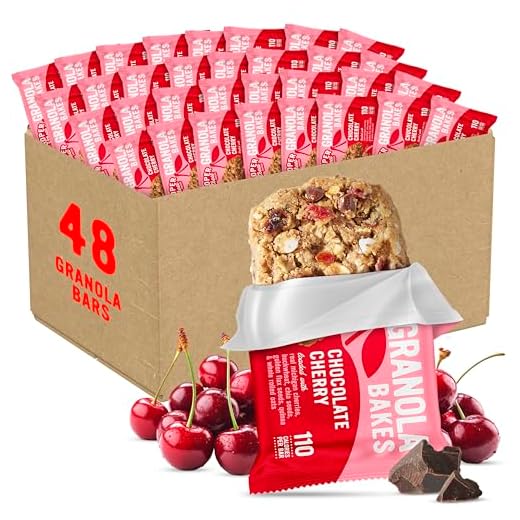 Chocolate Cherry Granola Bakes