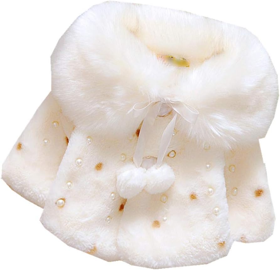 FTSUCQ Girls Sweet Winter Fleece Coat Cape