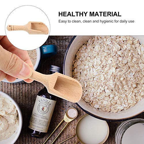 4 peças pá de sal colher de madeira pá de chá colher de chá colher de chá para uso diário