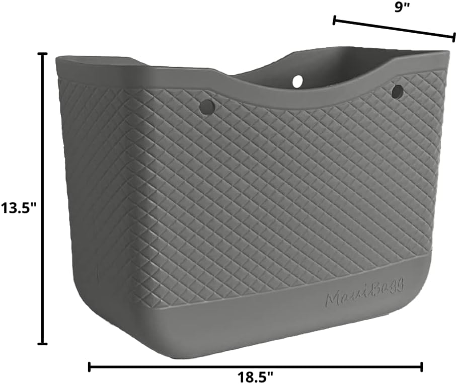 MauiBagg: Oversized Rubber Beach Bag Waterproof Sandproof, Washable Open Tote, For Beach Boat Pool & Sports