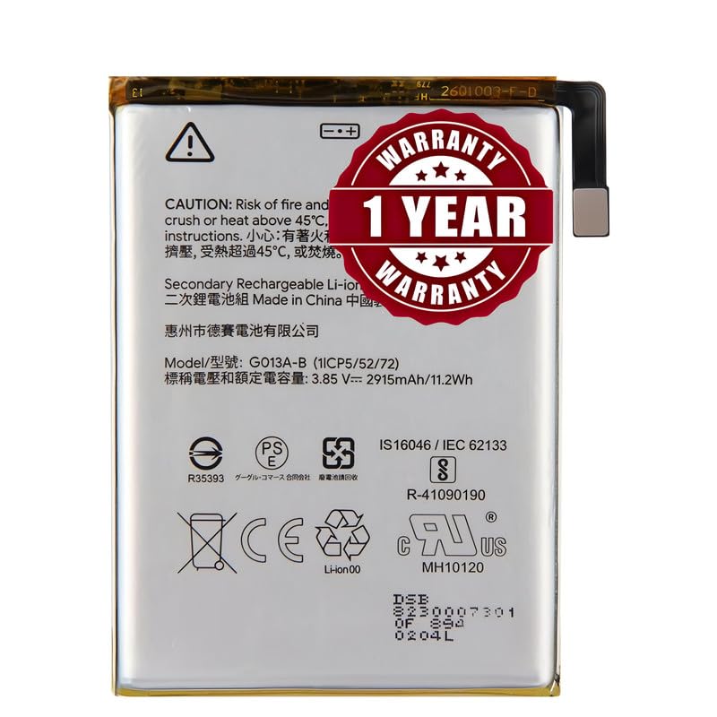 Image of Original G013A-B Battery Compatible for Google Pixel 3 - (2915mAh) - 1 Year Warranty JK1