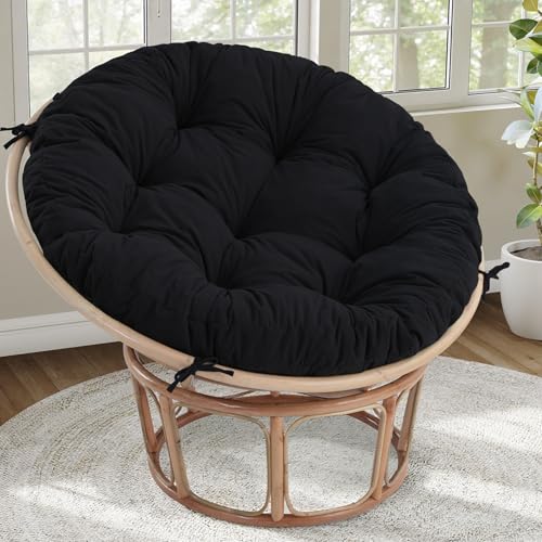 idee-home Papasan Chair Cushion Black
