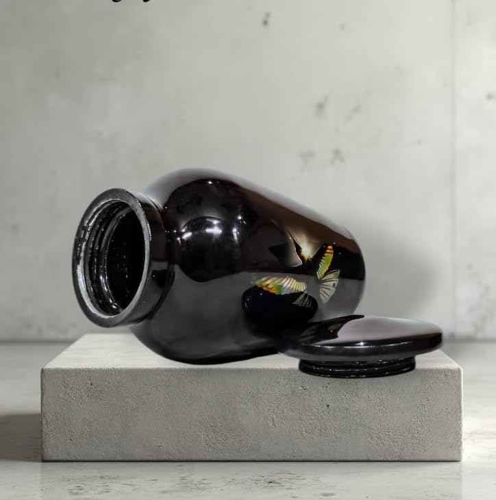 Bird Design Small Keepsake Cremation Urns for Human Ashes | Memorial Funeral Urns for Ashes | Secure & Beautiful Keepsake for Loved Ones | Velvet Case Included - Image 2