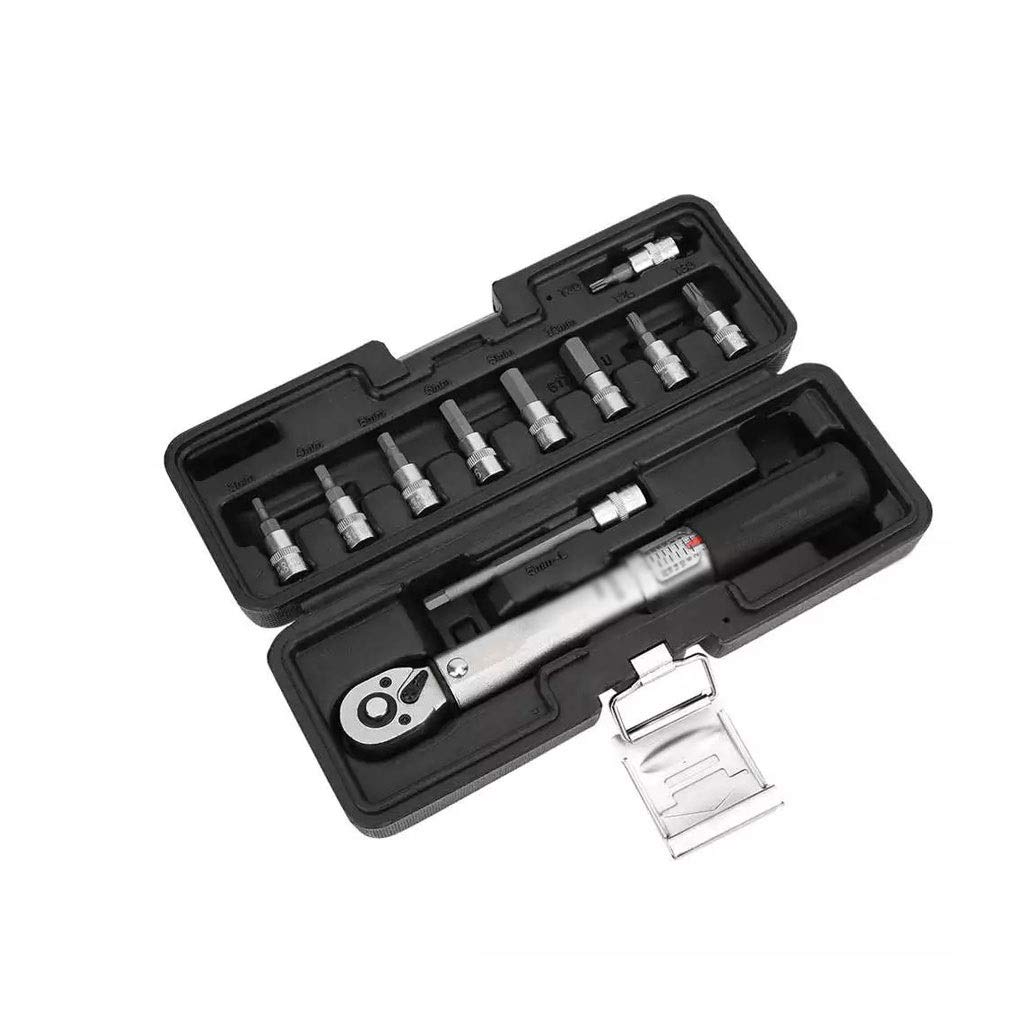 Juego de herramientas manuales de llave inglesa para reparación de bicicletas, llave dinamométrica ajustable de aleación de aluminio, juego de herramientas de reparación de bicicletas, herramienta de
