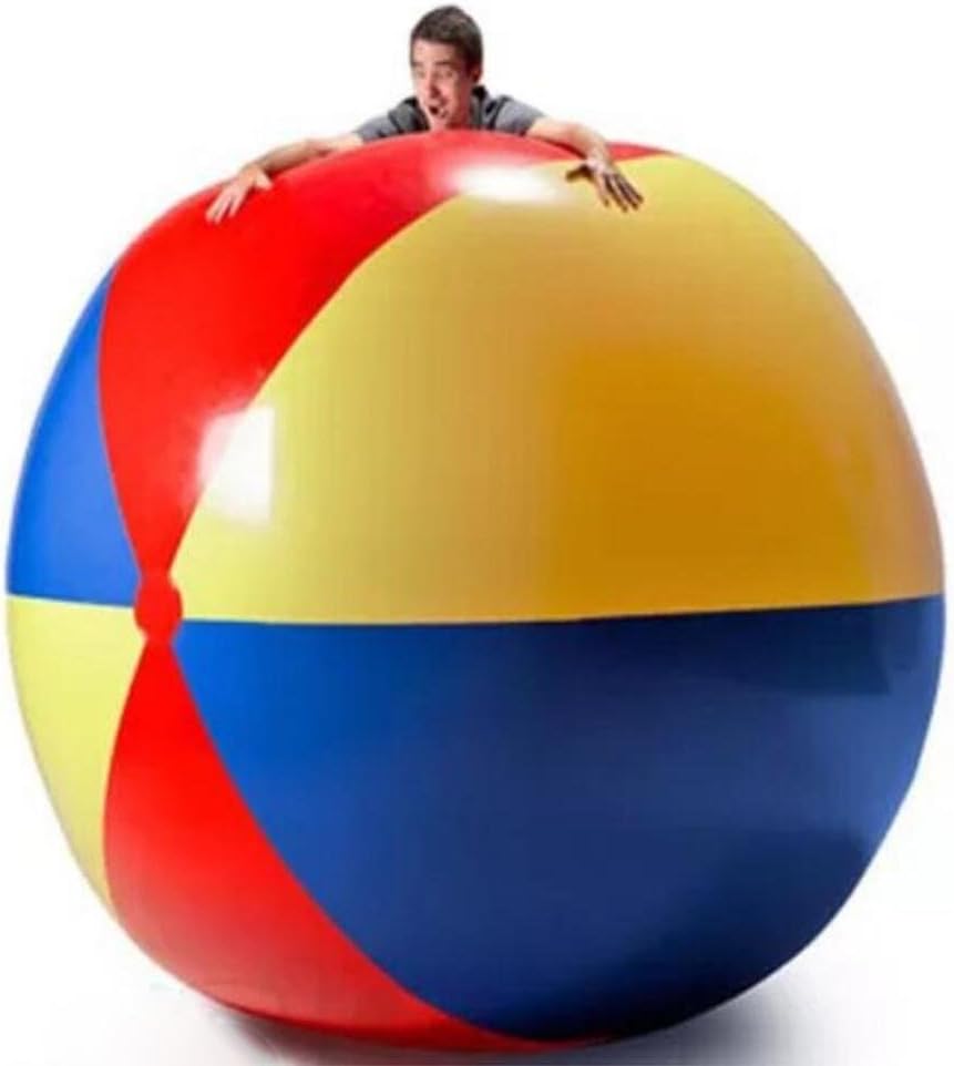 XAKJ Large inflatable ball beach water toys outdoor games square activitiesFloatie Pool Loungers Swimming Games Toy 150cm